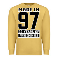 Antique Gold Made In 97 22 Years Of Awesomeness Premium Sweatshirt - Bettercallsaul