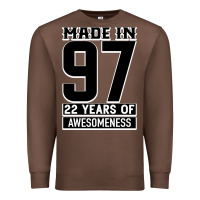 Chestnut Made In 97 22 Years Of Awesomeness Premium Sweatshirt - Bettercallsaul