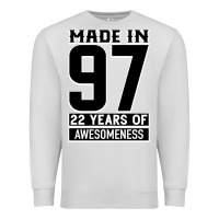 Dove Grey Made In 97 22 Years Of Awesomeness Premium Sweatshirt - Bettercallsaul