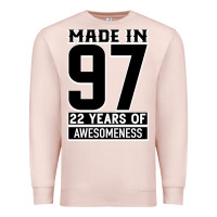 Pale Pink Made In 97 22 Years Of Awesomeness Premium Sweatshirt - Bettercallsaul