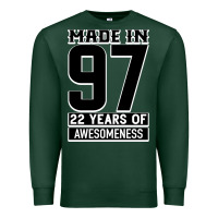 Sports Green Made In 97 22 Years Of Awesomeness Premium Sweatshirt - Bettercallsaul