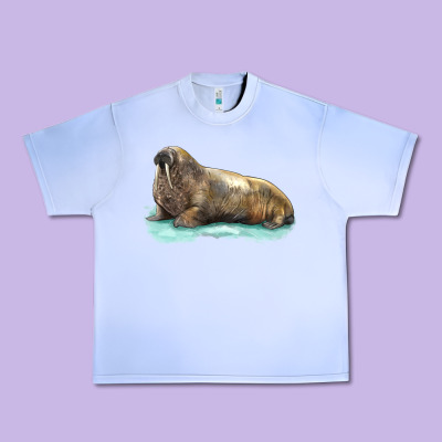 Walrus Urban Heavy Tee Designed By Lillyallendesigns