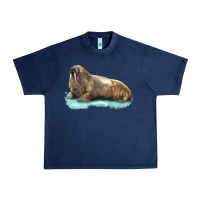 Navy Walrus Urban Heavy Tee - LillyAllenDesigns