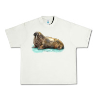 Pistachio Walrus Urban Heavy Tee - LillyAllenDesigns
