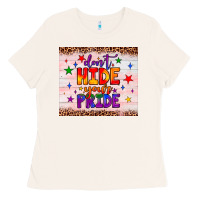 Don't Hide Your Pride Tumbler Ladies Tee | Teevron