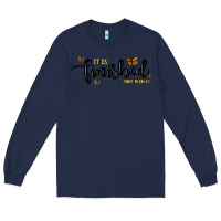 Navy it is finished Long Sleeve Tee - MaliasSmallBusiness