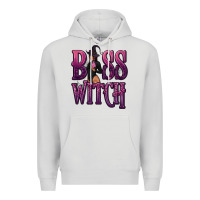 Dove Grey Boss Witch Premium Hoodie - texasbilliewilder