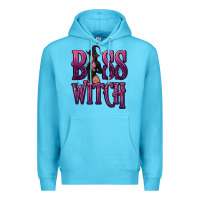 Ocean Blue Boss Witch Premium Hoodie - texasbilliewilder