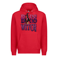 Red Boss Witch Premium Hoodie - texasbilliewilder
