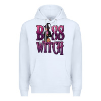White Boss Witch Premium Hoodie - texasbilliewilder
