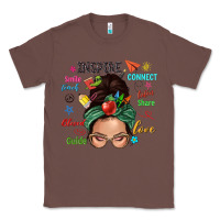 Chestnut Teacher messy bun caucasian Classic Tee - NancyCooperArtShop