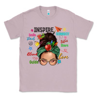 Lilac Teacher messy bun caucasian Classic Tee - NancyCooperArtShop
