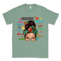 Sage Teacher messy bun caucasian Classic Tee - NancyCooperArtShop