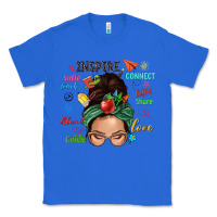 True Royal Teacher messy bun caucasian Classic Tee - NancyCooperArtShop