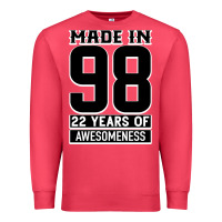 Cardinal Made in 98 22 Years Of Awesomeness Premium Sweatshirt - Bettercallsaul