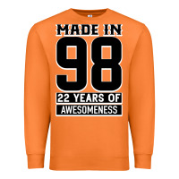 Carrot Made in 98 22 Years Of Awesomeness Premium Sweatshirt - Bettercallsaul