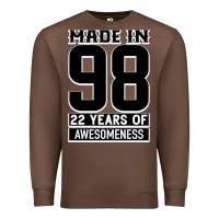 Chestnut Made in 98 22 Years Of Awesomeness Premium Sweatshirt - Bettercallsaul