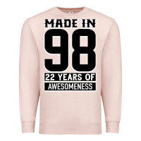Pale Pink Made in 98 22 Years Of Awesomeness Premium Sweatshirt - Bettercallsaul