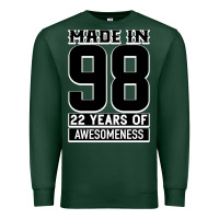 Sports Green Made in 98 22 Years Of Awesomeness Premium Sweatshirt - Bettercallsaul