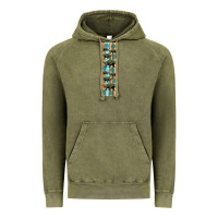 Vintage Olive dinosaur ankylosaurus pen wrap Vintage Hoodie - Artiststas
