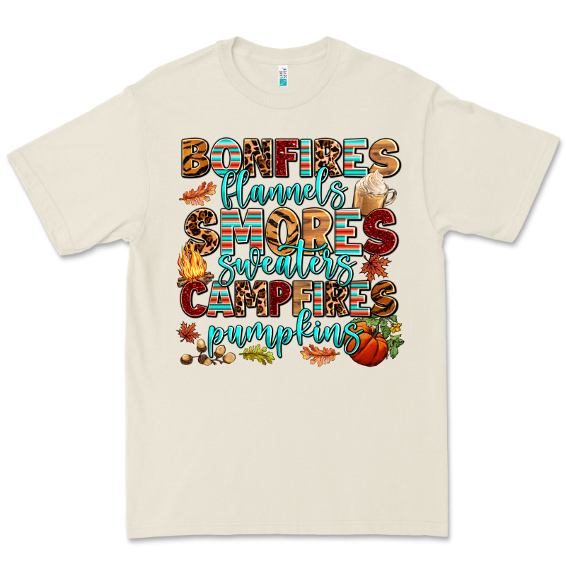 Bonfires Flannels Smores Premium Tee by AdoDesignShop | Teevron