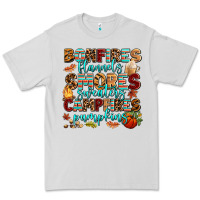 Dove Grey bonfires flannels smores Premium Tee - AdoDesignShop