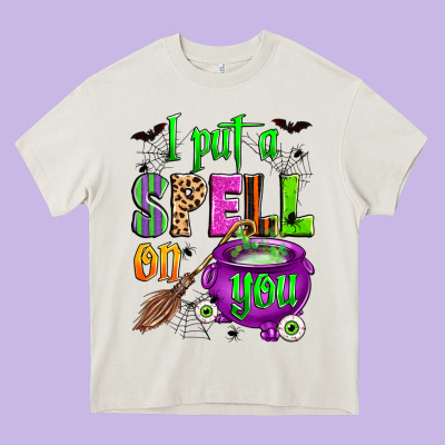 I Put A Spell On You Heavy Core Tee Designed By Zillion Design Studio