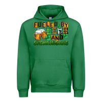 Emerald fueled by beer and shenanigans Urban Hoodie - CowGirlArtShop