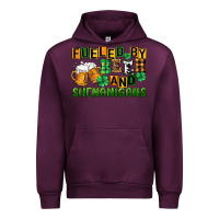 Mauve Wine fueled by beer and shenanigans Urban Hoodie - CowGirlArtShop