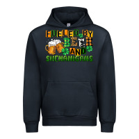 Navy fueled by beer and shenanigans Urban Hoodie - CowGirlArtShop