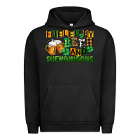 Pigment Black fueled by beer and shenanigans Urban Hoodie - CowGirlArtShop