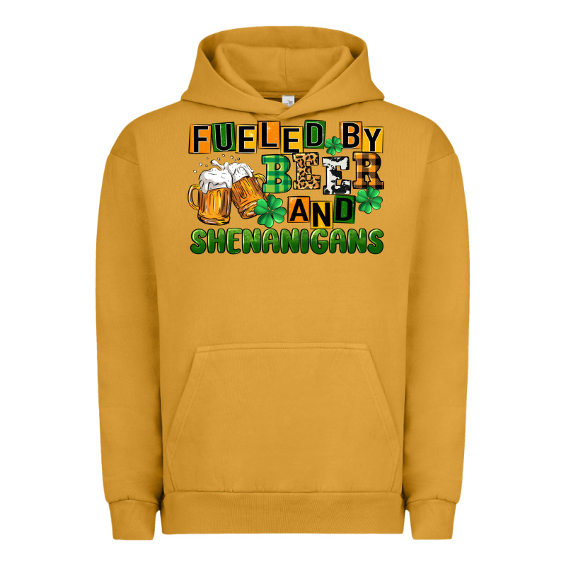 Fueled By Beer And Shenanigans Urban Hoodie by CowGirlArtShop | Teevron