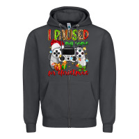 Smoke i paused my game for christmas Zipper Hoodie - MaliasSmallBusiness