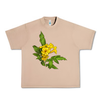 Burro yellow elder flower Urban Heavy Tee - LillyAllenDesigns