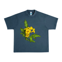 Yellow Elder Flower Urban Heavy Tee | Teevron