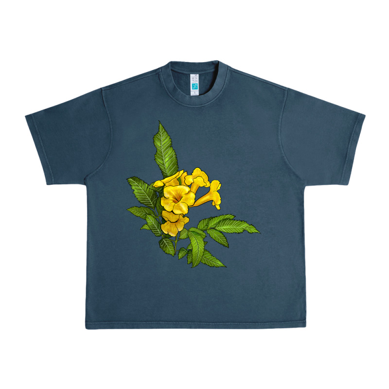 Yellow Elder Flower Urban Heavy Tee by LillyAllenDesigns | Teevron