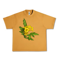 Peanut Butter yellow elder flower Urban Heavy Tee - LillyAllenDesigns
