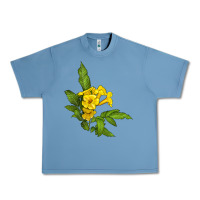 Pebble Blue yellow elder flower Urban Heavy Tee - LillyAllenDesigns
