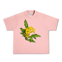 Salmon yellow elder flower Urban Heavy Tee - LillyAllenDesigns