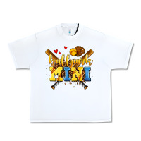 White ballpark mini Urban Heavy Tee - AdoDesignShop