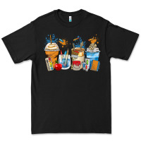 Black art teacher coffee cups Premium Tee - Zillion Design Studio
