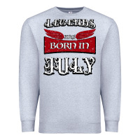 Heather Grey Legends are born in July Premium Sweatshirt - Bettercallsaul