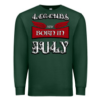 Sports Green Legends are born in July Premium Sweatshirt - Bettercallsaul