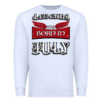 White Legends are born in July Premium Sweatshirt - Bettercallsaul