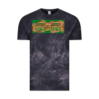 Cloud Black St. Patrick's Day Western  Lucky And Blessed Vintage Tee - Artiststas