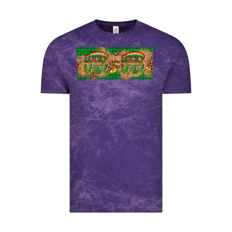 St. Patrick's Day Western  Lucky And Blessed Vintage Tee by Artiststas | Teevron
