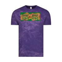 Cloud Purple St. Patrick's Day Western  Lucky And Blessed Vintage Tee - Artiststas