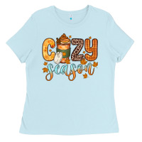 Baby Blue cozy season Ladies Tee - Zillion Design Studio
