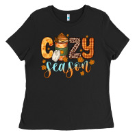Black cozy season Ladies Tee - Zillion Design Studio