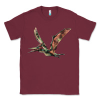 Burgundy Pteranodon Classic Tee - LillyAllenDesigns